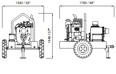Мотопомпа Varisco JD 6-250 G10
